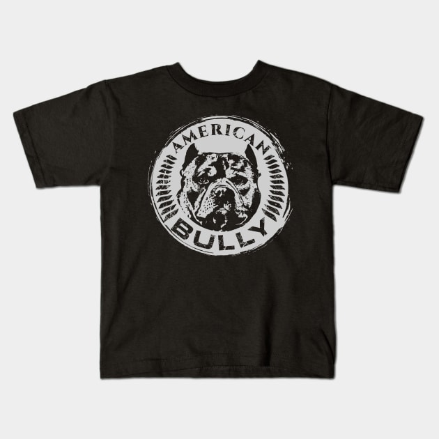 American Bully Kids T-Shirt by Nartissima